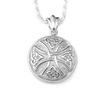 Round Celtic Cross - Forever Near Memorial Jewellery
