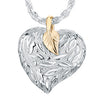 Leaves and Berries Heart Gold Accented - Forever Near Memorial Jewellery